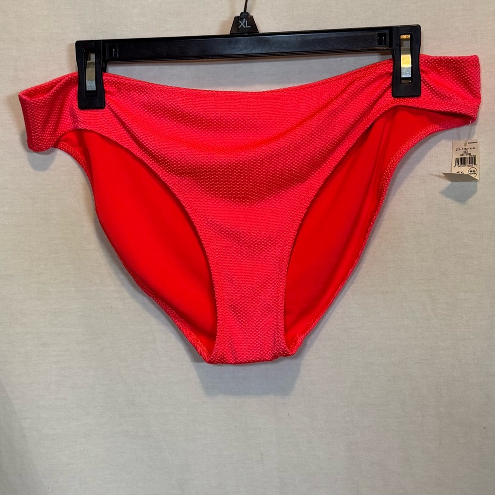 AA-126 Aerie NWT Pink Summer Swim Bikini Bottoms Size XL